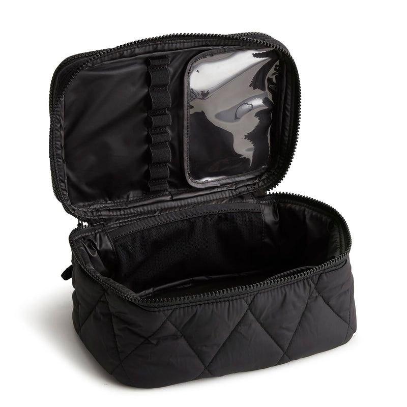 Vera Bradley Women's Featherweight Brush Up Cosmetic Case, Moonless Night, One Size