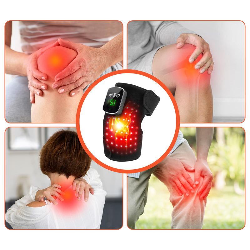 [Australia] - Red-Light-Therapy for Knee Near Infrared-Light Heating Device for Body/Joint/Elbow/Shoulder 660nm&850nm 