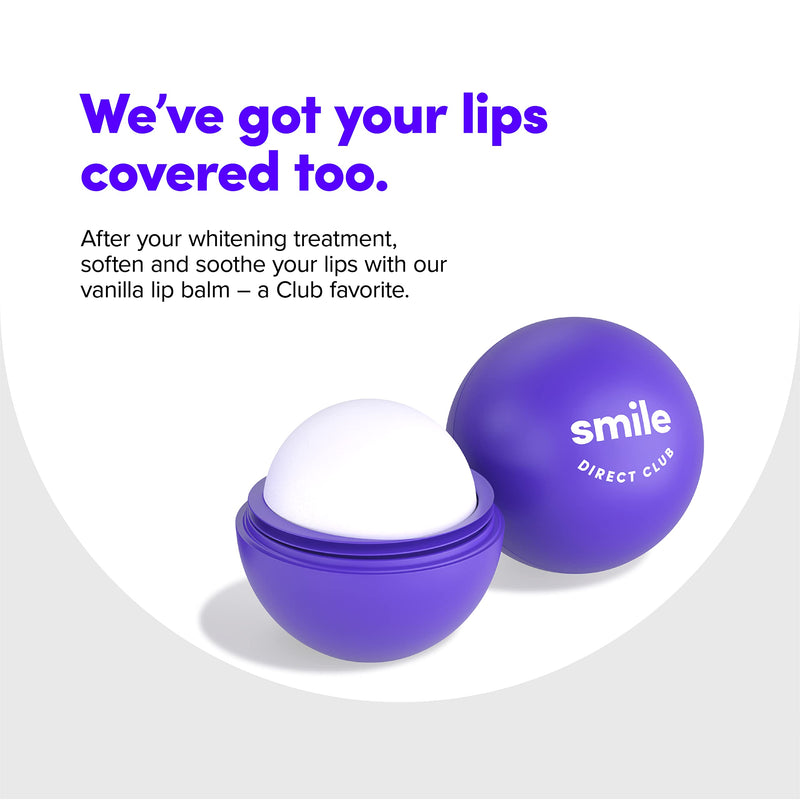 SmileDirectClub Teeth Whitening Kit with Lip Balm - 4 Pack 1.4ml Gel Pens - Professional Strength Hydrogen Peroxide 1 Kit (4 Pens with Lip Balm)