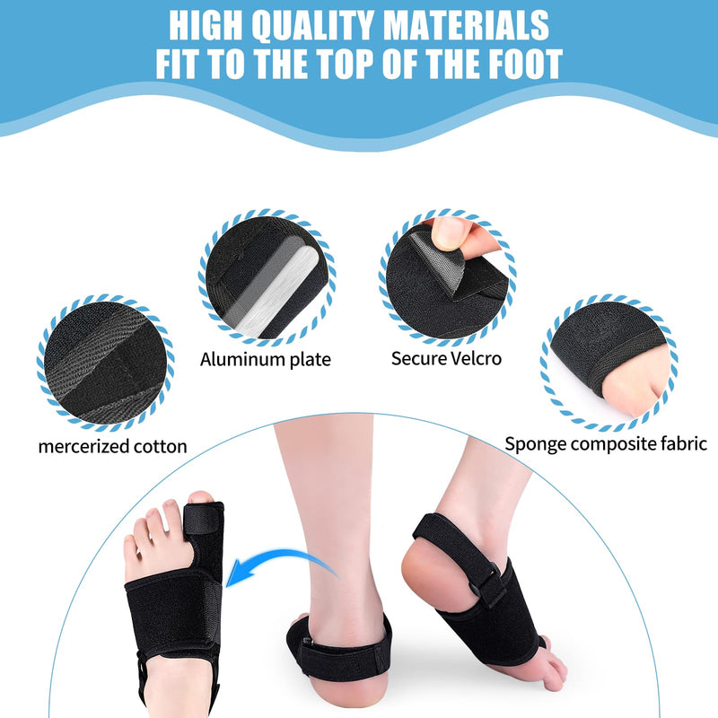Recovist Bunion Brace for Women & Men - Recovist Bunion Corrector & Big Toe Straightener. alleviation Pain & Corrects Toe Alignment. For Left & Right Foot (1 Pair)