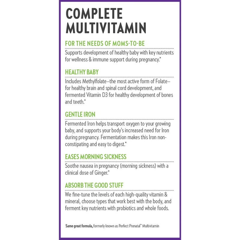 [Australia] - New Chapter Advanced Perfect Prenatal Vitamins, 270ct, Made with Organic, Non-GMO Ingredients for Healthy Baby & Mom - Folate (Methylfolate), Whole-Food Fermented Iron, Vitamin D3 + Ginger 270 Count (Pack of 1) 