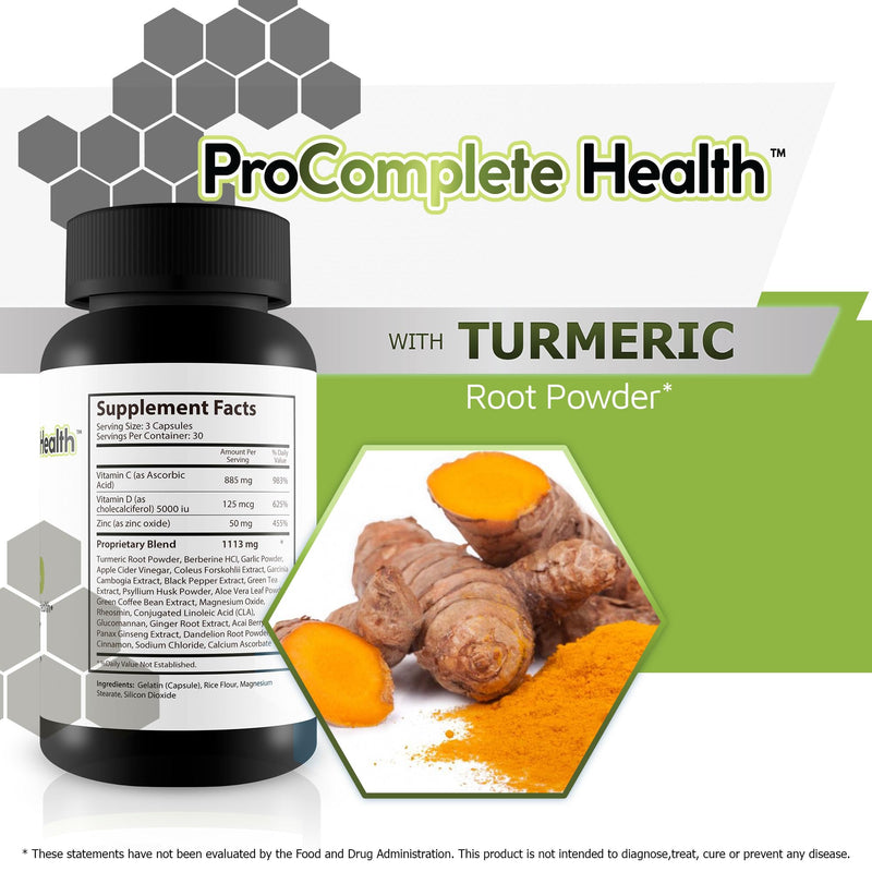 Pro Complete Health - Daily Overall Health & Immune Support Supplement - Heart, Blood, Digestive, Cognitive, & Bone Health - Vitamins, Minerals, Antioxidants, & Herbal Extracts - for Men & Women