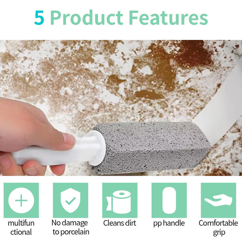 [Australia] - YIUWOD 4 pack pumice stone toilet - pumice stone - pumice stone for ceramics - for taps, clean toilets, sinks, bathtubs, oven glass doors, grills, steel, durable 