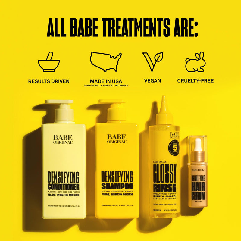 Babe Original Densifying Hair Serum for Thinning Hair | Densifying hair serum provides support for thinning hair & helps prevent hair loss for fuller, thicker-looking hair