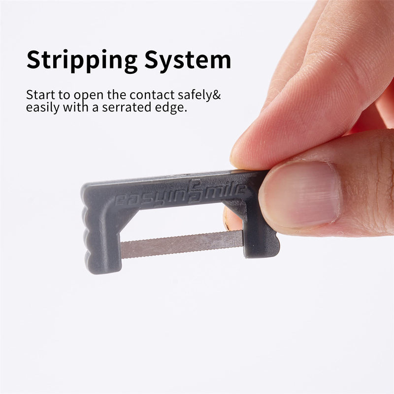 [Australia] - Easyinsmile Dental IPR Strip System 10Pcs Orthodontic Interproximal Reduction Enamel Kits (Black) Black 