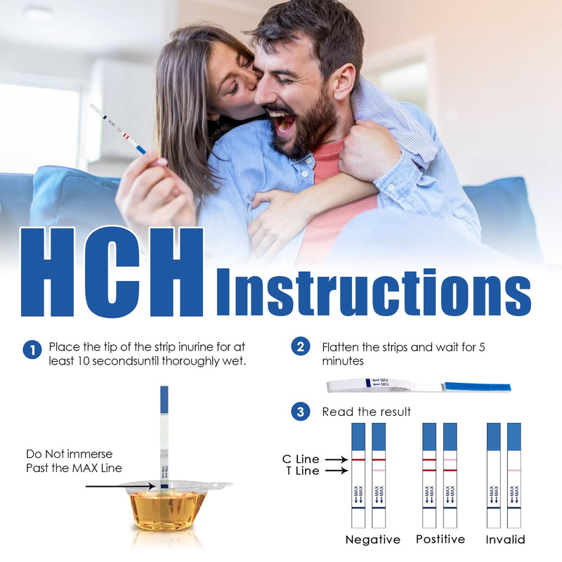 [Australia] - 50 ovulation test + 20 pregnancy test, sensitive desire to have children, fertility tests for ovulation, ovulation test strips for desire to have children, fertility test for women ovulation (50 LH + 20 HCG) 70 pieces (pack of 1) 