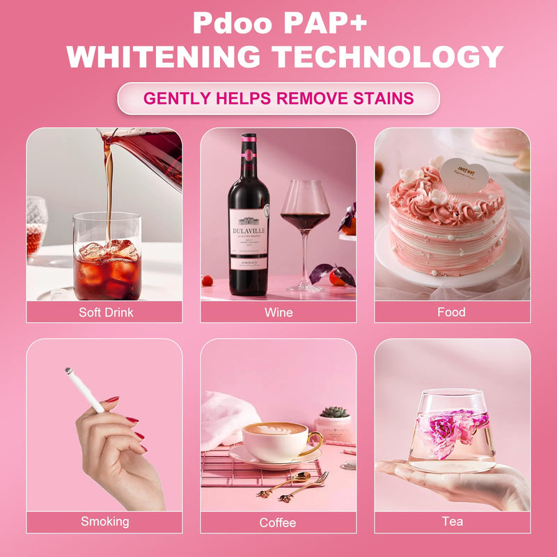 Teeth Whitening Kit with LED Light Tray for Sensitive Teeth, 5 Tooth Whitening Pen Gel Pain Free and Enamel Safe, Teeth Whitener at Home Up to 1-9 Shades Whiter in 1-2 Weeks 0.51 Fl Oz (Pack of 1)
