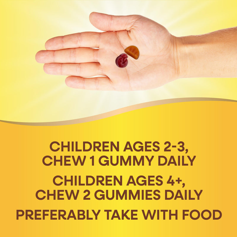 [Australia] - Nature's Way Alive! Kids Zero Sugar Gummy Multivitamins, for Kids Ages 2+, Supports Bone, Eye & Immune Health*, No Sugar Alcohols, Plant-Based Sweeteners, Berry-Citrus Flavored, 60 Gummies 