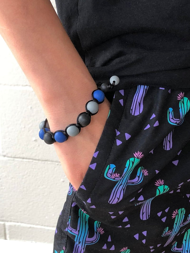 [Australia] - Munchables Kids' Chew Bracelet - Sensory Chew Jewelry by Munchables Navy (Small) Navy (Small) 