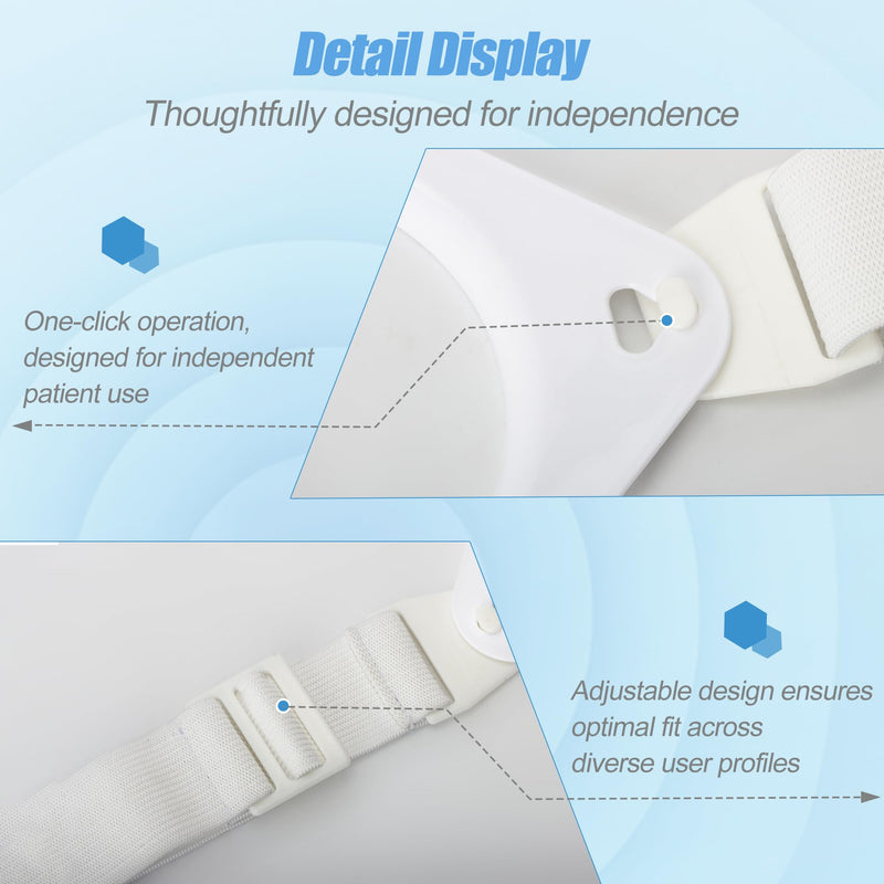 [Australia] - Adjustable Unisex Ostomy Hernia Belt for Colostomy/Ileostomy Medical Stoma Support Belt for Post-Operative Care helps protection ostomy bag(Fits Waist 27.5"-47") 