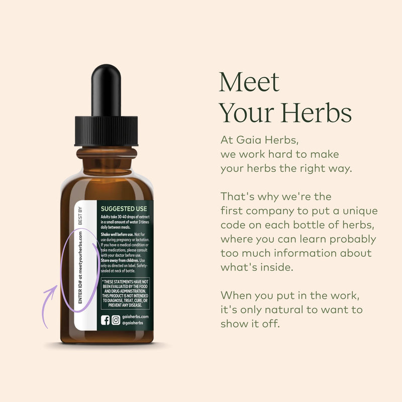 [Australia] - Gaia Herbs Oregano Leaf - Immune Support Herbal Supplement - with Oregano Leaf Extract - Certified Organic - 1 Fl Oz (23 Servings) 