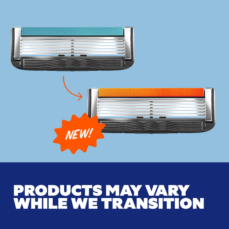 Dollar Shave Club | 6 Blade Razor Refills (8 Pack) | 6 Stainless Steel Blades for a Close & Comfortable Shave, 1 One Wipe Charlies 8 Count (Pack of 1)