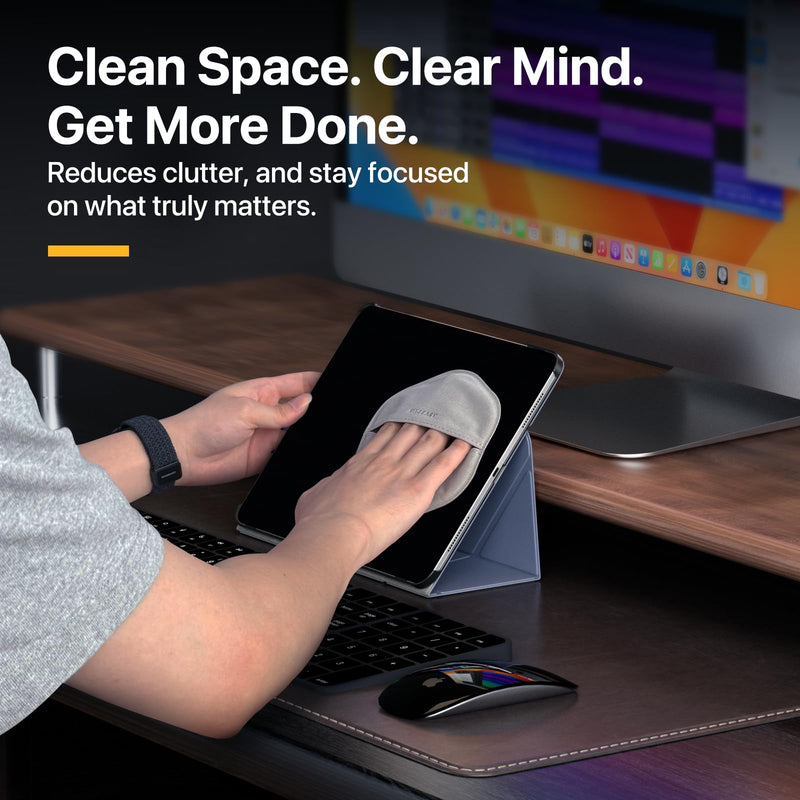 [Australia] - MAGEASY Microfiber Cleaning Cloth for Screens of Laptops, Notebooks, Tablets, TV, Monitors and Smartphones - Premium Polishing Cloth 