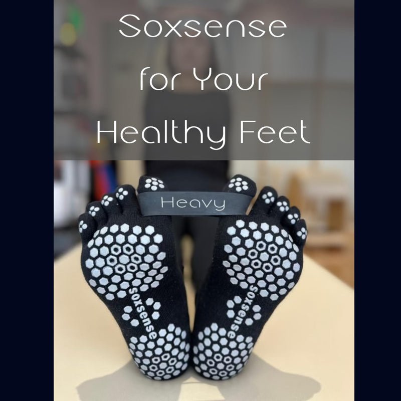 [Australia] - Soxsense Toe Bands for Bunions, Big Toe Separator from Second Toe/Toe Exercise & Stretch Bands Lightweight & Heavyweight (2 Bands) 