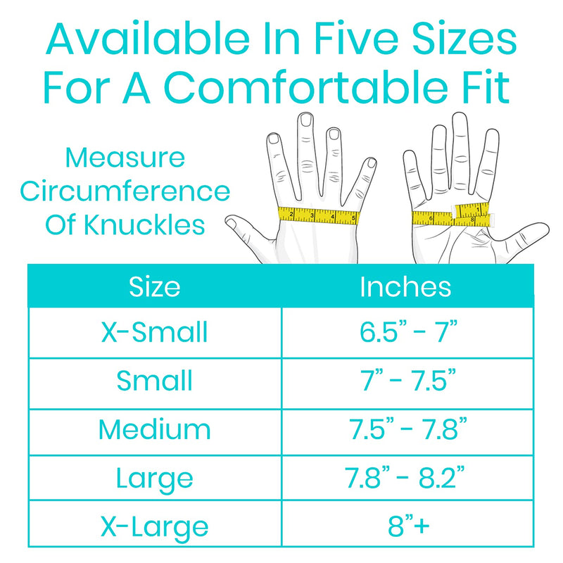 [Australia] - Vive Fingerless Arthritis Gloves for Men & Women Made w/Copper Infused Fabric - Therapeutic Compression for Swelling, Carpal Tunnel, Tendonitis, Edema, & Finger Pain - Comfortable Non-Slip (Medium) Medium 