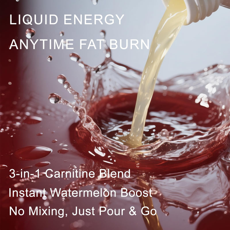 [Australia] - Liquid Carnitine 3000mg ‚Äì Energy & Metabolism Support with Acetyl L-Carnitine ‚Äì Watermelon Flavor ‚Äì 31 Servings 