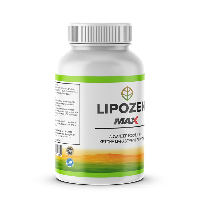 Lipozem Max - Advanced Formula/Food Supplement/All Natural Ingredients - 60 Capsules /1 Month Supply/Supplement Heaven