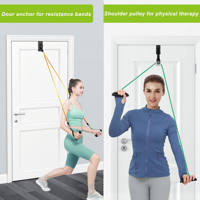 [Australia] - BeneLabel Heavy Duty Door Anchor Attachment - Shoulder Pulley for Rotator Cuff Recovery - Over Door Rehab Exerciser for Strength Training, Physical Therapy, Home Gym - Compatible with Any Resistance 