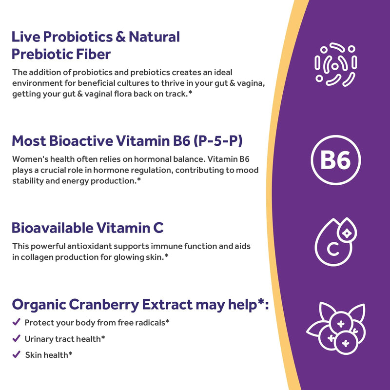 Doctor's Recipes Women's Health Bundle: Probiotics 100 Billion CFU + Inositol 2050mg, Complete Support for Digestive, Vaginal, Hormonal Balance & Fertility, 90 Vegan Caps Total