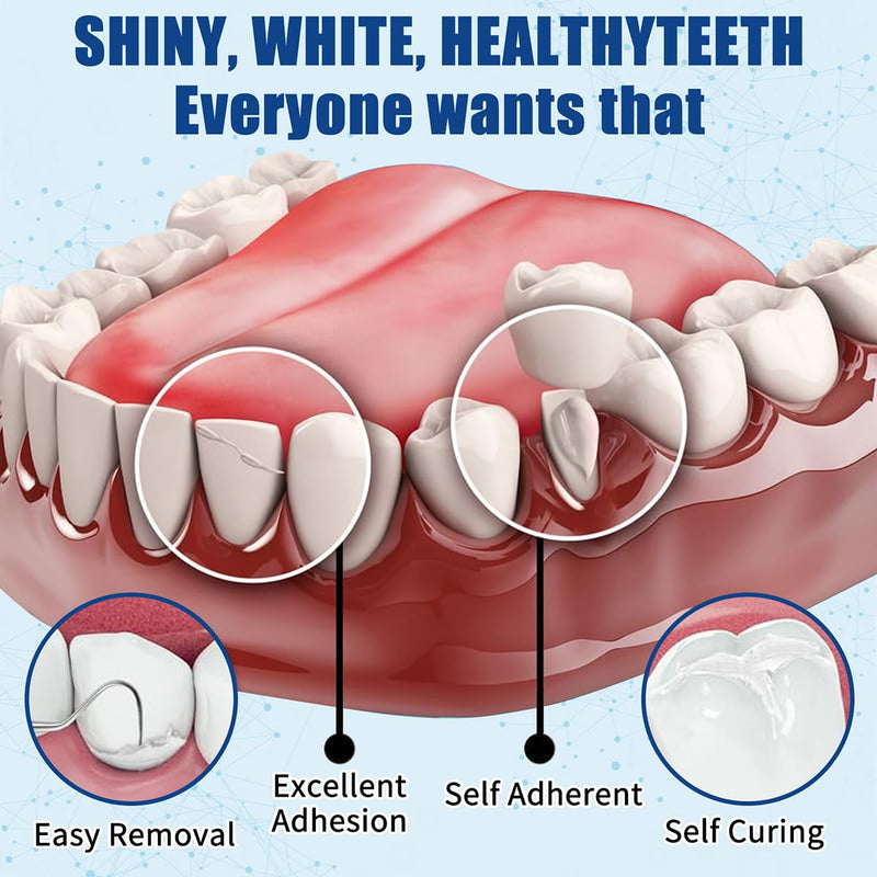 [Australia] - Tooth Repair Kit, Temporary Filling Tooth Kit, Dental Care Kit for Fixing Missing & Broken Teeth, Suitable for Men and Women 