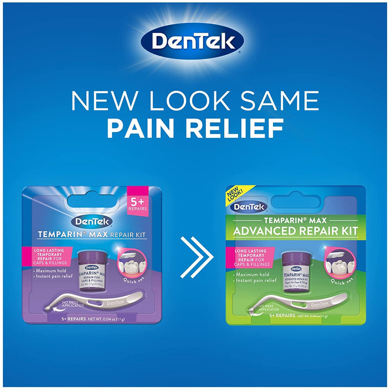 [Australia] - DenTek Temparin Max Caps & Fillings Repair Kit - 0.0733 oz, Pack of 4 
