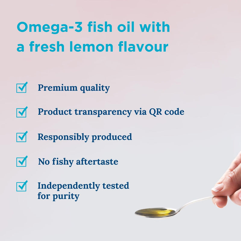 Nordic Naturals Ultimate Omega 2840mg, Omega 3 Fish Oil Supplement with EPA and DHA, Lemon Flavour, 119ml, Lab-Tested, Soy Free, Gluten Free 119 ml (Pack of 1)