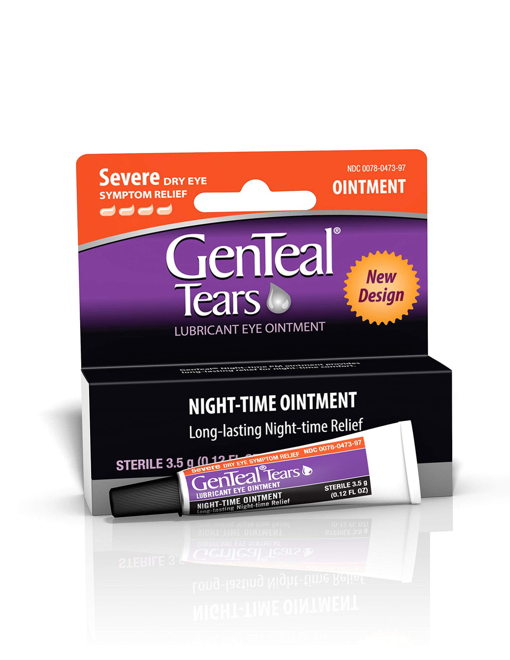 Genteal Tears Night-Time Ointment 3.5g Clear 0.12 Fl Oz Pack of 1