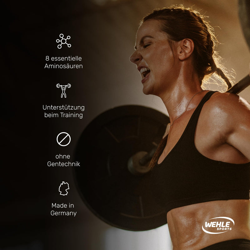 [Australia] - Wehle EAA powder 500g, fine amino powder with 8 essential amino acids, Human Code Formula I delicious taste & top solubility - vegan sugar, amino workout drink (500g, tropical fruits) 