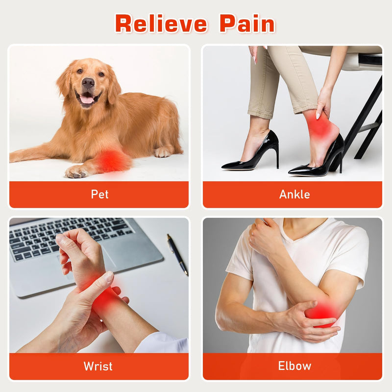 [Australia] - Red Light Therapy for Neck, Near Infrared Light Therapy Belt Wearable Infrared Neck Wrap with Timer Infrared Belt for Chin Firming V Face Lifting Mask Body Neck Hand Wrist Legs Unisex Gift Dark Black 