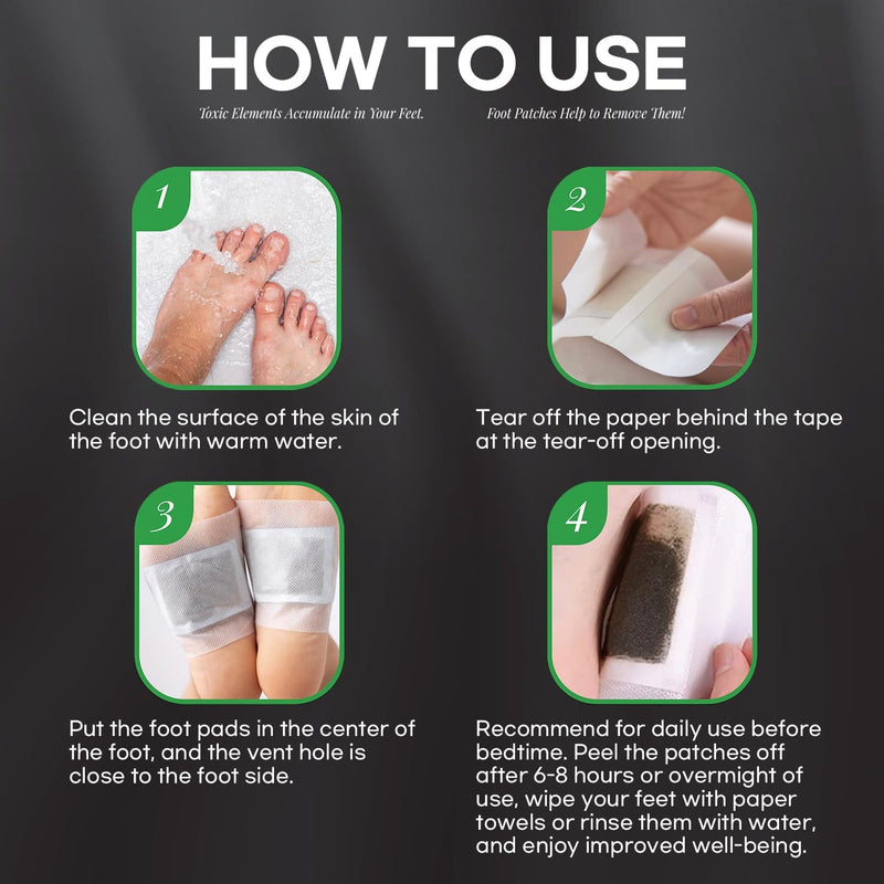 [Australia] - Premium Deep Cleansing Foot Patches Pads: Bamboo Wood Ginger Feet Pads for Promoting Daily Relaxation and Sleeping 30 Packs 1 Count (Pack of 30) 