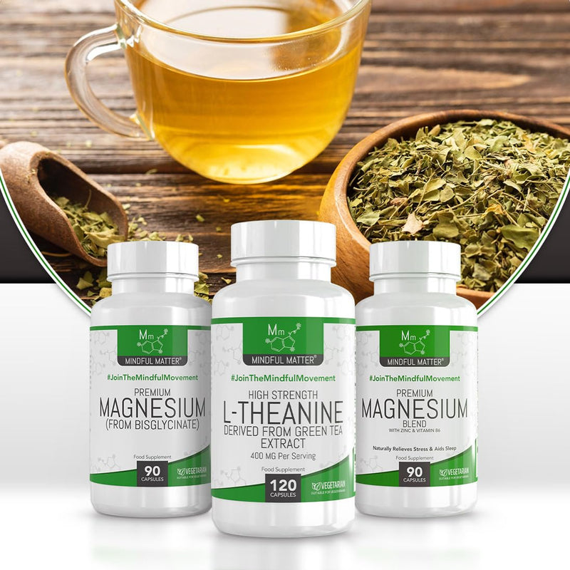 MM Magnesium Blend | 90 High Strength Magnesium Complex Capsules - 330mg per Serving from Mag Malate, Mag Glycinate & Taurate | Non-GMO, Gluten & Allergen Free