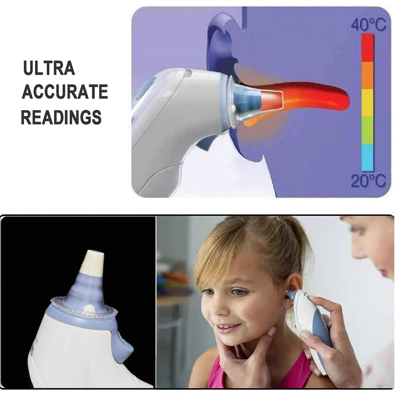 [Australia] - Disposable Ear Thermometer Probe Covers - 1000pcs Upgraded Version Thermometers Lens Filters Refill Caps for All Braun Thermometer Digital Thermometer Protective Cover for Baby Adults Kids Infant 1000 pcs 