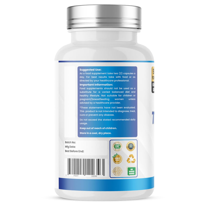 Humming Herbs Tributyrin Complex – 120 Vegan Capsules (60 Days) | 95% Pure Tributyrin, L-Glutamine, Zinc (as Zinc-L-Carnosine), Prebiotic FOS & Probiotic Blend