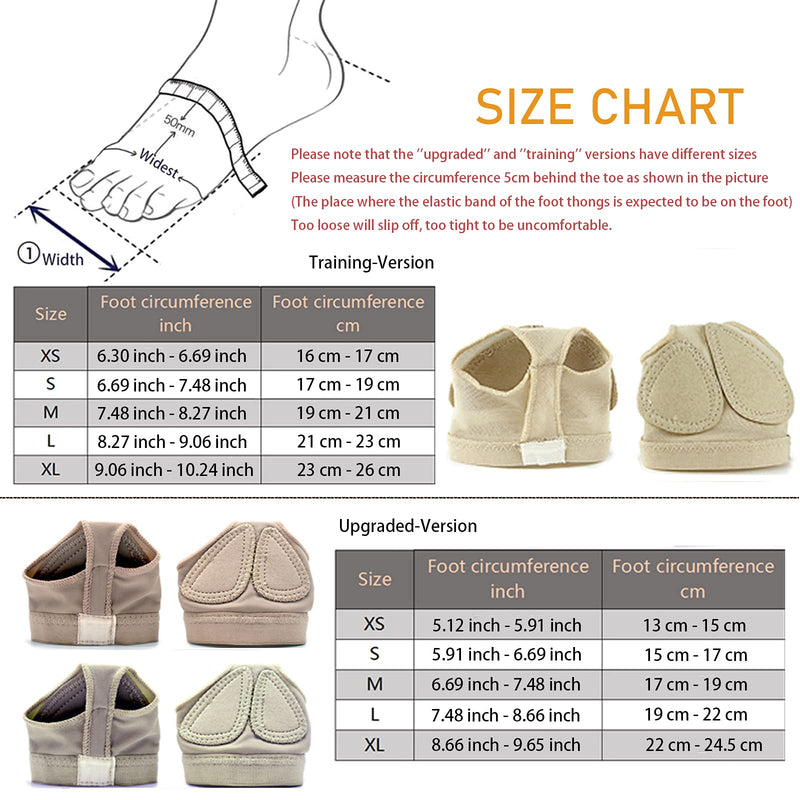[Australia] - DANCEYOU Footies Bunion Protection Dance Shoes Toe Pad Protector Ballet Training Sports Toe Protection for Children and Adults Medium Training 