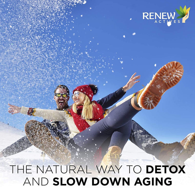 Renew Actives Activated Charcoal Supplement 1100MG per 2 Capsules - Digestive Support & Teeth Whitening Formula, No Artificial Ingredients - Made in Canada - 60 Capsules