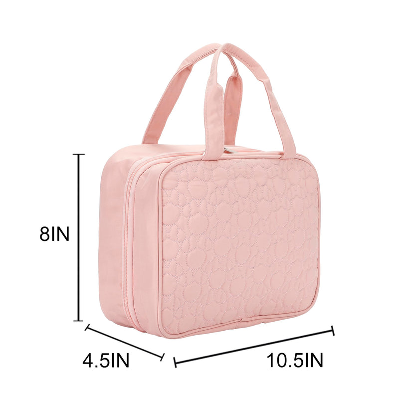 Disney Minnie Mouse Head Pattern Adult Hanging Cosmetic/Toiletry Bag