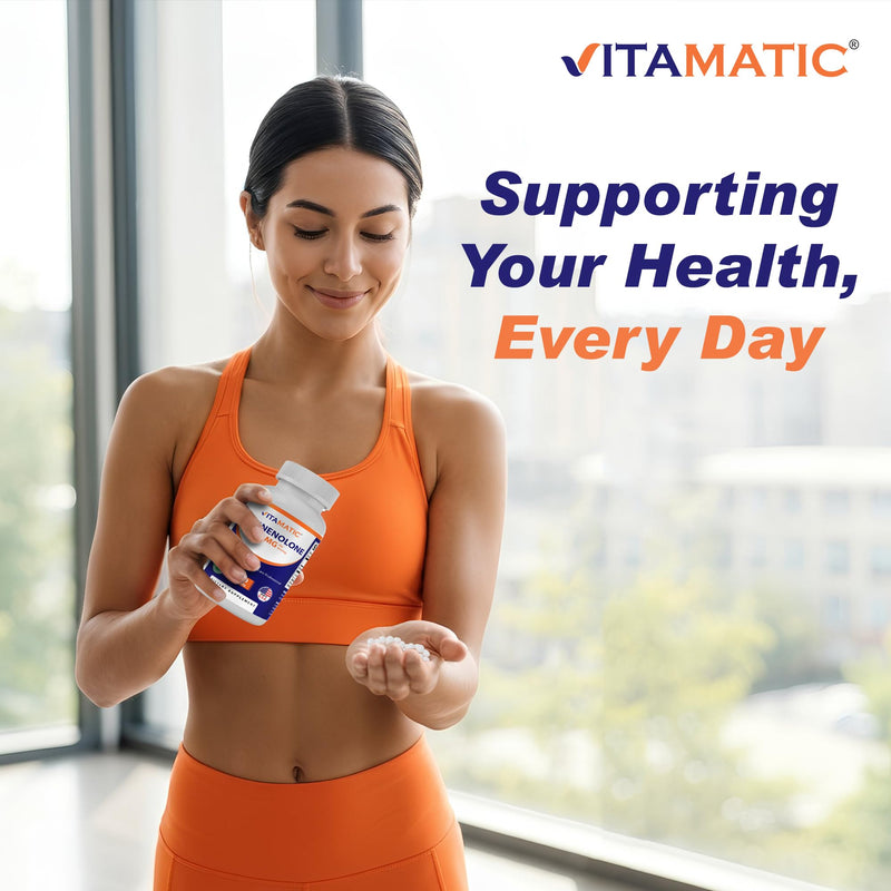 Vitamatic Pregnenolone 100 mg per Serving – 240 Tablets – Non-GMO, Gluten Free, Formulated by Healthcare Professionals – Made in USA