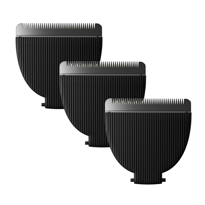 Meridian - Trimmer Replacement Blade - Onyx Ceramic Blades for Electric Body & Pubic Hair Trimmer - 3 Pack 1 Count (Pack of 3)