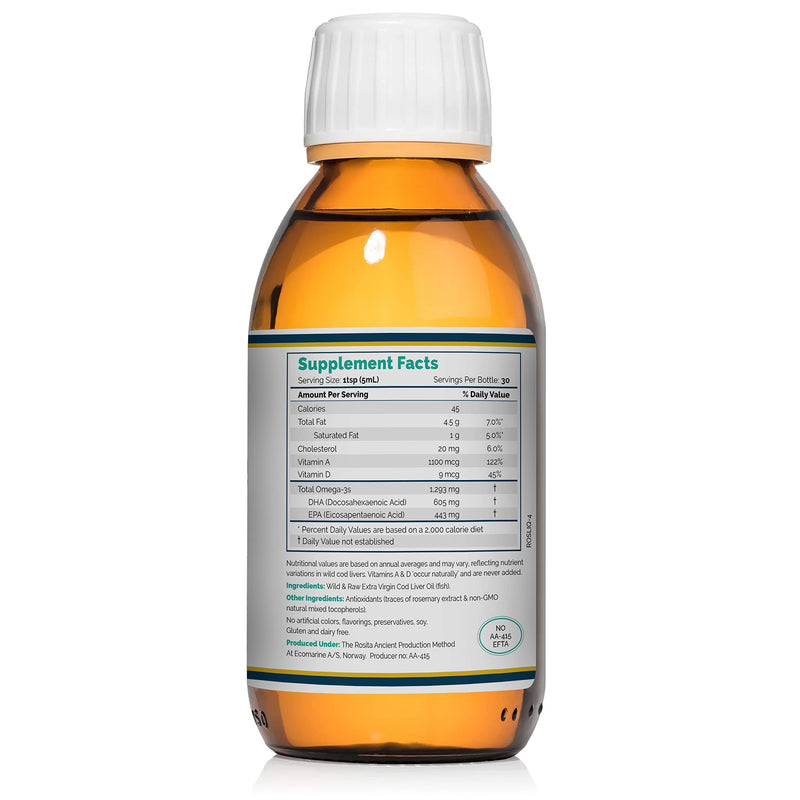 [Australia] - Rosita Extra Virgin Cod Liver Oil Liquid 