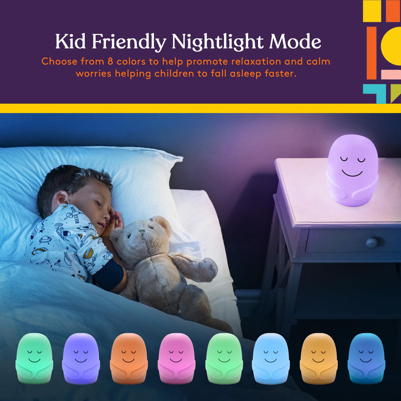 [Australia] - Special Supplies Mindfulness Guided Breathing Exercises, Nightlight Mode, Guided Daily Visual Relaxation and Restful Sleep for Kids or Adults, Color Changing Nightlight 