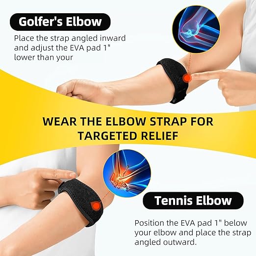 Therapist's Choice® Tennis Elbow Support with silicone pad
