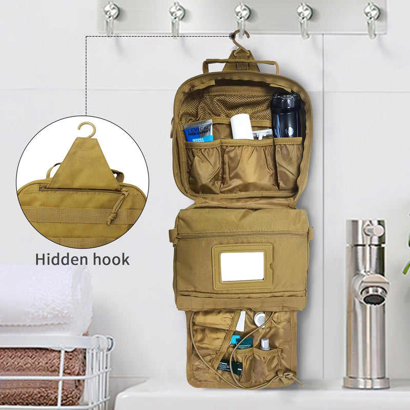 SUNRISING Mens Toiletry Travel Bag ang WW2 US Canvas Messenger Bag