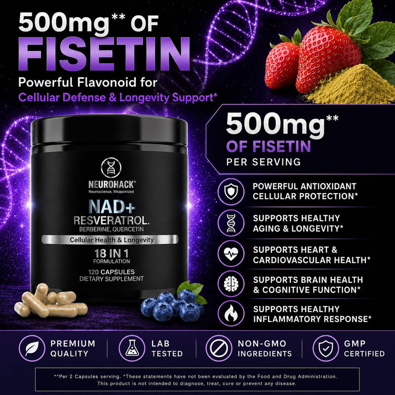 NAD+ 18-in-1 Mineral Fusion, Dietary Supplement (New Better Value Packaging 120 Capsules)