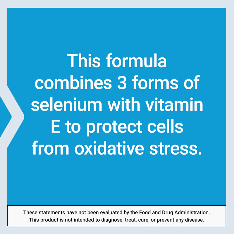 Life Extension Super Selenium Complex, 200 mcg – 3 Forms of Selenium, Vitamin E – Cellular Health & Longevity Support – Gluten-Free, Non-GMO, Vegetarian, 1 Daily – 100 Capsules | 3 Forms of Selenium & Vitamin E Support Cellular Health & Healthy Aging, ...
