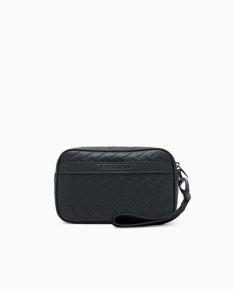 Armani Exchange Mens Ginevra Beauty Case Black One Size