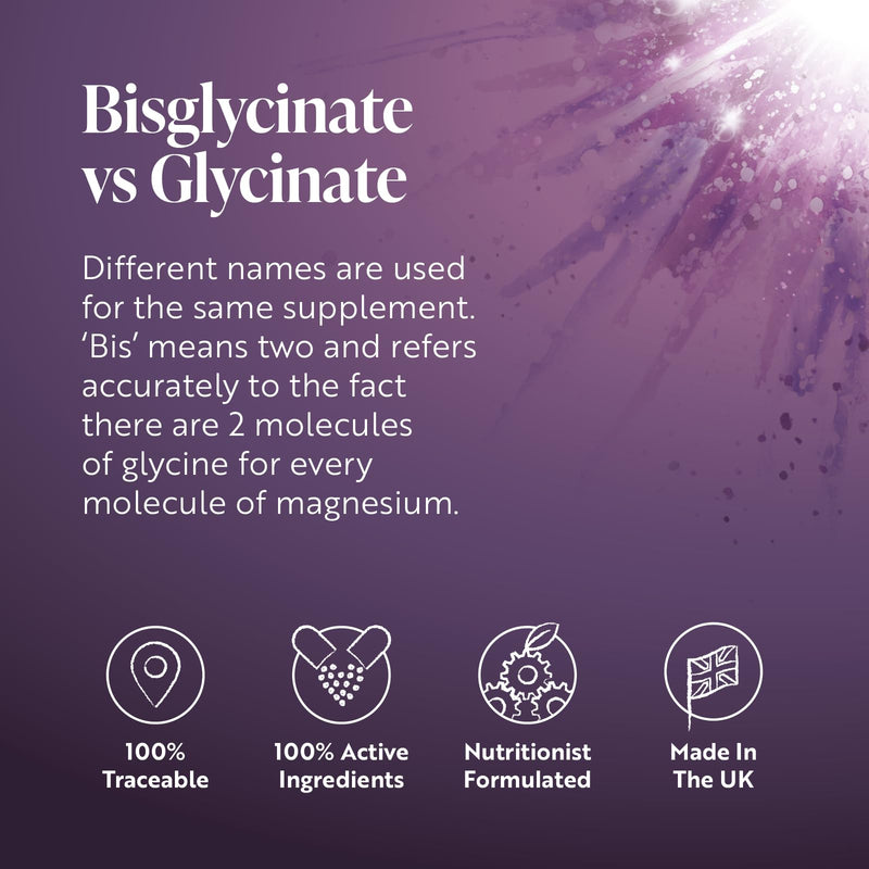 Viridian - High Potency Magnesium Bisglycinate - 120 Capsules – 200mg Per 2 Capsules – High Bioavailability Formula – Vegan Food Supplement with 100% Active Ingredients 120 count (Pack of 1)