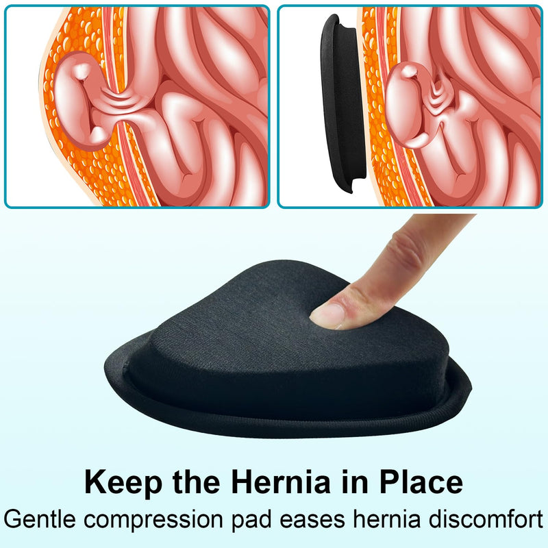 [Australia] - Universal Hernia Belt Truss for Men Women - Double/Bilateral Inguinal/Sports Hernia Support | Custom Fit, Comfortable Braces w/ Adjustable Left Right Groin Straps&Pads for Pain Relief/Pre&Post-Surgery 