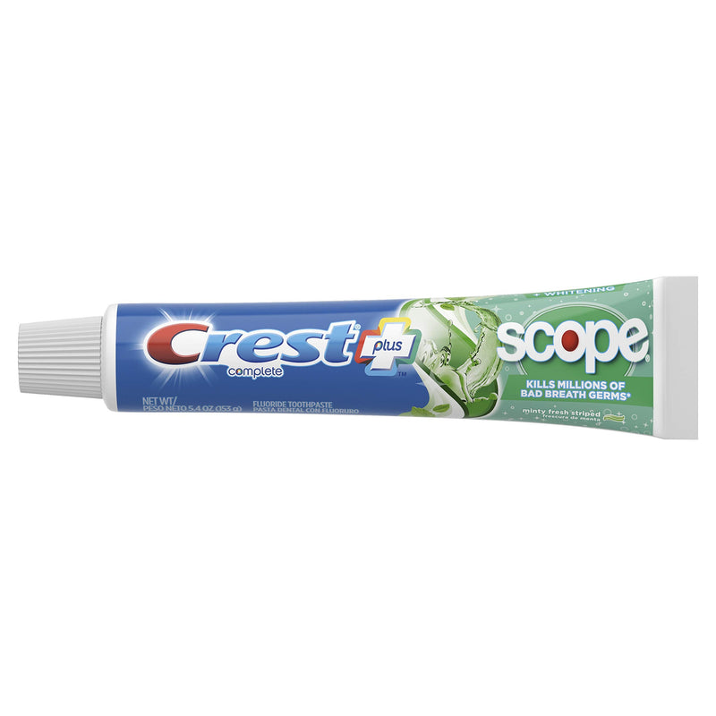 Crest Plus Scope Complete Whitening Toothpaste, Minty Fresh, 5.4 Ounce