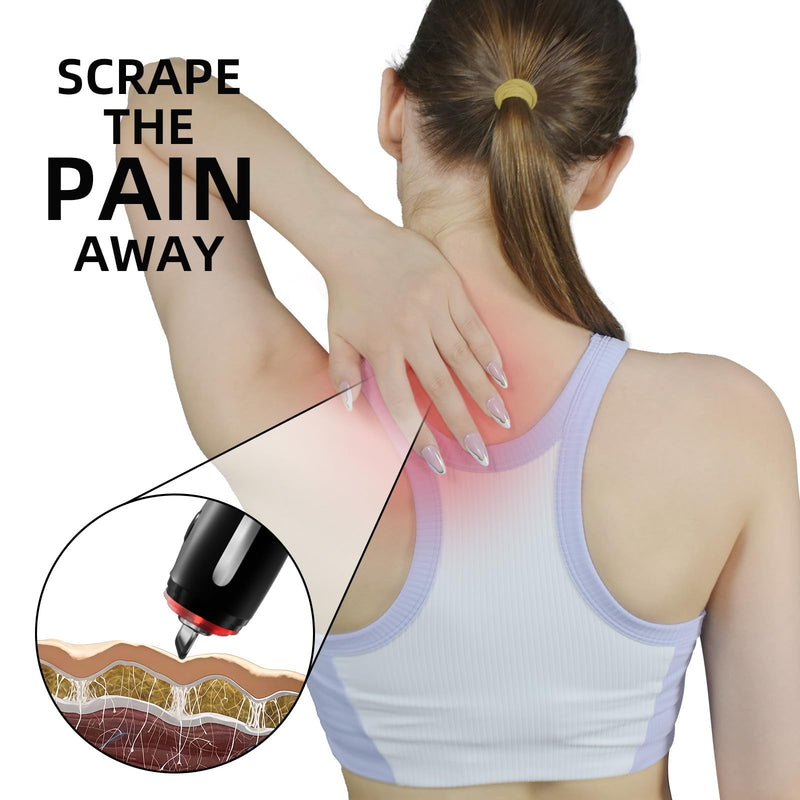 [Australia] - NHO Electric Fascia Knife, Heating and Vibration, Muscle Scraper Tool, Fascia Blaster, Fascia Tool Massage Tools for Deep Tissue, IASTM, Trigger Point Massage Tool, Gua Sha, Myofascial Release Tool 