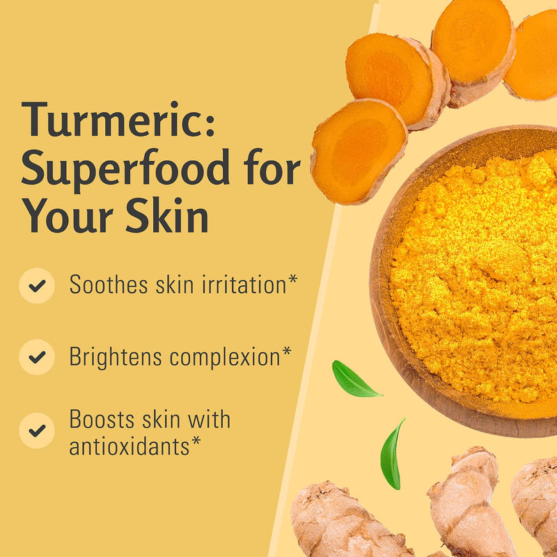 [Australia] - Exfoliating Body Scrub Turmeric Body Scrub and Skin Exfoliator with Collagen and Coconut Oil Gently Exfoliate Face Body Hand and Foot Scrub Moisturizing Body SkinCare products by M3 Naturals Turmeric Scrub 